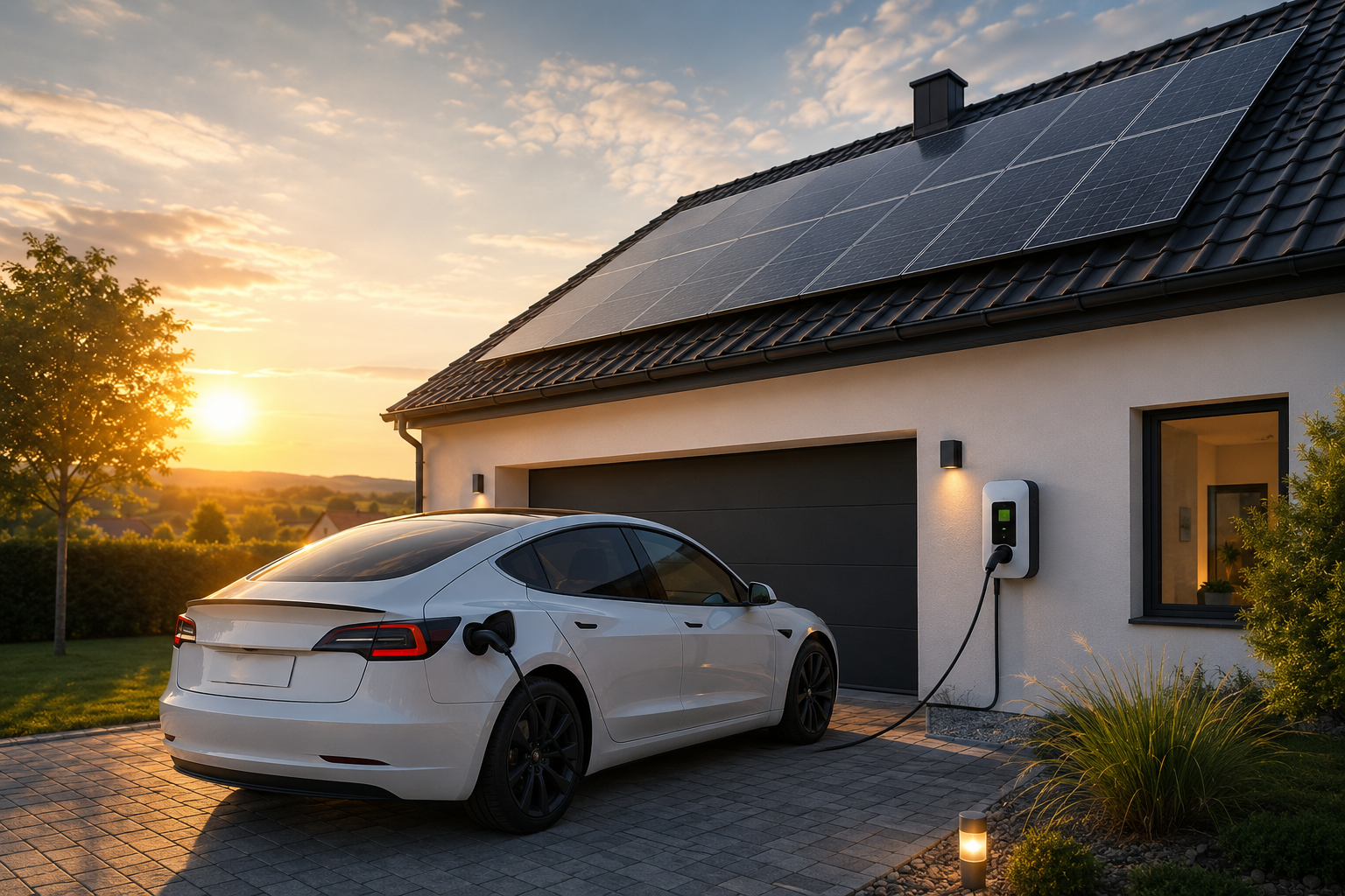 СЕС для будинку з електромобілем: як планувати заряджання